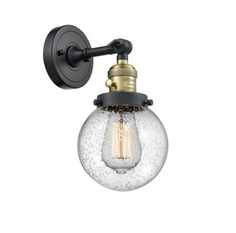 Beacon - 1 Light - 6 inch - Black Antique Brass - Adjustable Sconce (3442|203SW-BAB-G204-6-LED)