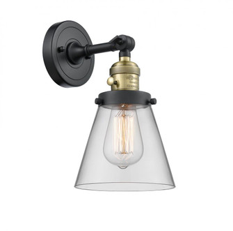 Cone - 1 Light - 6 inch - Black Antique Brass - Adjustable Sconce (3442|203SW-BAB-G62-LED)