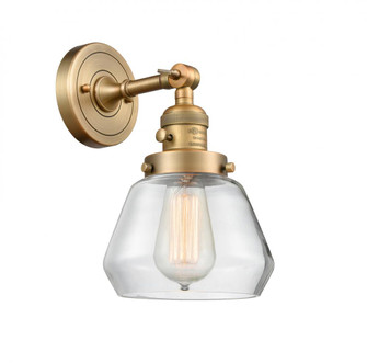 Fulton - 1 Light - 7 inch - Brushed Brass - Adjustable Sconce (3442|203SW-BB-G172-LED)