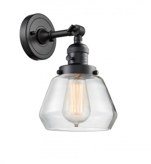 Fulton - 1 Light - 7 inch - Matte Black - Adjustable Sconce (3442|203SW-BK-G172-LED)