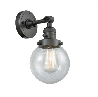 Beacon - 1 Light - 6 inch - Oil Rubbed Bronze - Adjustable Sconce (3442|203SW-OB-G204-6-LED)