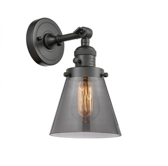 Cone - 1 Light - 6 inch - Oil Rubbed Bronze - Adjustable Sconce (3442|203SW-OB-G63-LED)