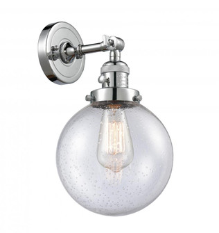 Beacon - 1 Light - 8 inch - Polished Chrome - Adjustable Sconce (3442|203SW-PC-G204-8-LED)