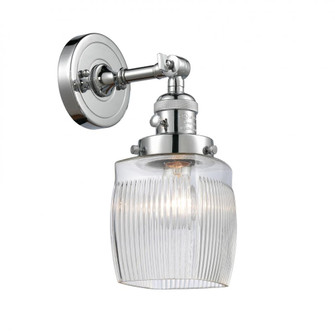 Colton - 1 Light - 6 inch - Polished Chrome - Adjustable Sconce (3442|203SW-PC-G302-LED)