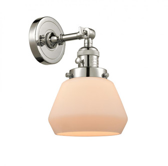 Fulton - 1 Light - 7 inch - Polished Nickel - Adjustable Sconce (3442|203SW-PN-G171-LED)