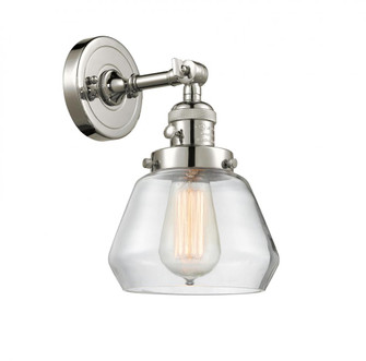 Fulton - 1 Light - 7 inch - Polished Nickel - Adjustable Sconce (3442|203SW-PN-G172-LED)