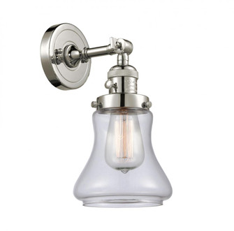 Bellmont - 1 Light - 7 inch - Polished Nickel - Adjustable Sconce (3442|203SW-PN-G192-LED)