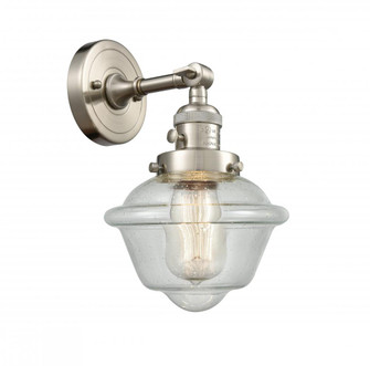 Oxford - 1 Light - 8 inch - Brushed Satin Nickel - Adjustable Sconce (3442|203SW-SN-G534-LED)