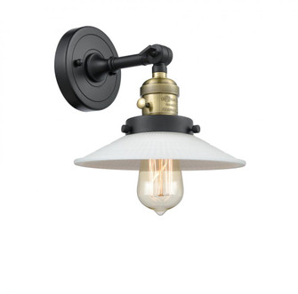 Halophane - 1 Light - 9 inch - Black Antique Brass - Adjustable Sconce (3442|203SW-BAB-G1-LED)