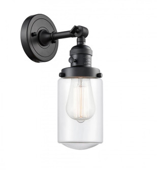 Dover - 1 Light - 5 inch - Matte Black - Adjustable Sconce (3442|203SW-BK-G312)