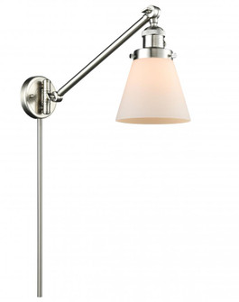 Cone - 1 Light - 8 inch - Brushed Satin Nickel -Adjustable Swing Arm (3442|237-SN-G61-LED)