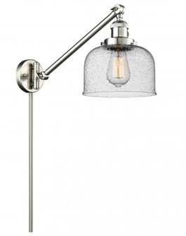 Bell - 1 Light - 8 inch - Brushed Satin Nickel -Adjustable Swing Arm (3442|237-SN-G74-LED)