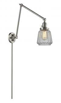 Chatham - 1 Light - 8 inch - Brushed Satin Nickel -Adjustable Swing Arm (3442|238-SN-G142-LED)