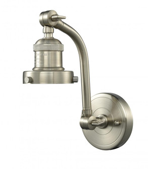 Double Swivel - 1 Light - 5 inch - Brushed Satin Nickel - Adjustable Sconce (3442|515-1W-SN-LED)