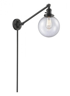 Beacon - 1 Light - 8 inch - Oil Rubbed Bronze -Adjustable Swing Arm (3442|237-OB-G204-8-LED)