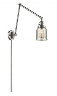 Bell - 1 Light - 8 inch - Brushed Satin Nickel -Adjustable Swing Arm (3442|238-SN-G58-LED)
