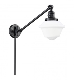 Oxford - 1 Light - 8 inch - Matte Black -Adjustable Swing Arm (3442|237-BK-G531-LED)