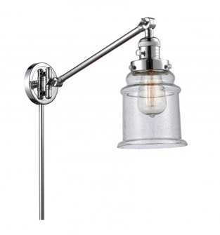 Canton - 1 Light - 8 inch - Polished Chrome -Adjustable Swing Arm (3442|237-PC-G184-LED)