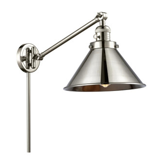 Briarcliff - 1 Light - 10 inch - Polished Nickel -Adjustable Swing Arm (3442|237-PN-M10-PN-LED)