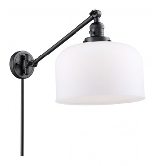 Bell - 1 Light - 12 inch - Matte Black -Adjustable Swing Arm (3442|237-BK-G71-L-LED)