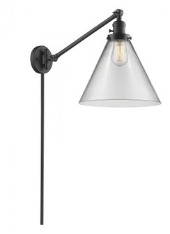 Cone - 1 Light - 12 inch - Oil Rubbed Bronze -Adjustable Swing Arm (3442|237-OB-G42-L-LED)
