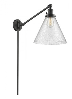 Cone - 1 Light - 12 inch - Oil Rubbed Bronze -Adjustable Swing Arm (3442|237-OB-G44-L-LED)