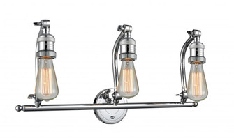 Double Swivel - 3 Light - 26 inch - Polished Chrome - Adjustable Bath Vanity Light (3442|515-3W-PC)