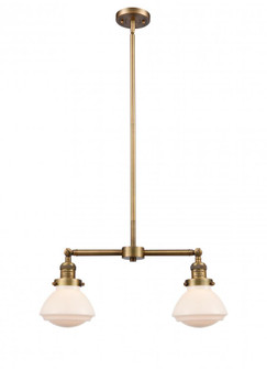 Olean - 2 Light - 22 inch - Brushed Brass - Stem Hung - Adjustable Island Light (3442|209-BB-G321)