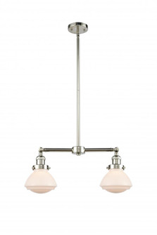Olean - 2 Light - 22 inch - Polished Nickel - Stem Hung - Adjustable Island Light (3442|209-PN-G321-LED)