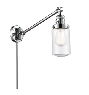 Dover - 1 Light - 5 inch - Polished Chrome -Adjustable Swing Arm (3442|237-PC-G314-LED)