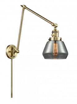 Fulton - 1 Light - 8 inch - Antique Brass -Adjustable Swing Arm (3442|238-AB-G173)