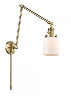 Bell - 1 Light - 8 inch - Antique Brass -Adjustable Swing Arm (3442|238-AB-G51)