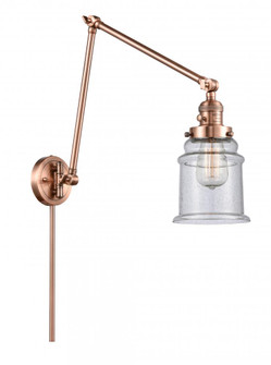 Canton - 1 Light - 6 inch - Antique Copper -Adjustable Swing Arm (3442|238-AC-G184-LED)