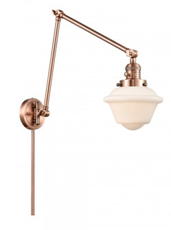 Oxford - 1 Light - 8 inch - Antique Copper -Adjustable Swing Arm (3442|238-AC-G531-LED)