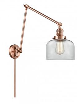 Bell - 1 Light - 8 inch - Antique Copper -Adjustable Swing Arm (3442|238-AC-G72)