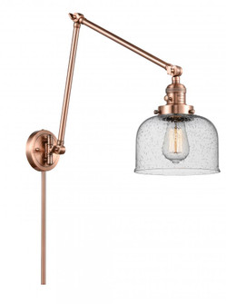 Bell - 1 Light - 8 inch - Antique Copper - Swing Arm (3442|238-AC-G74-LED)