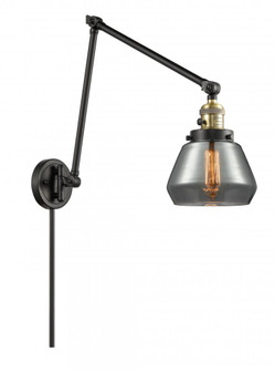 Fulton - 1 Light - 8 inch - Black Antique Brass -Adjustable Swing Arm (3442|238-BAB-G173-LED)