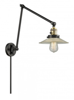 Halophane - 1 Light - 9 inch - Black Antique Brass -Adjustable Swing Arm (3442|238-BAB-G2)