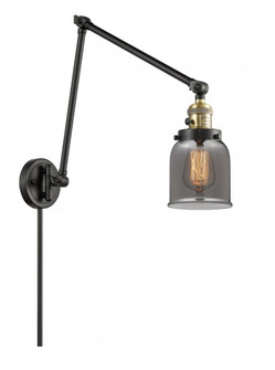 Bell - 1 Light - 8 inch - Black Antique Brass -Adjustable Swing Arm (3442|238-BAB-G53)
