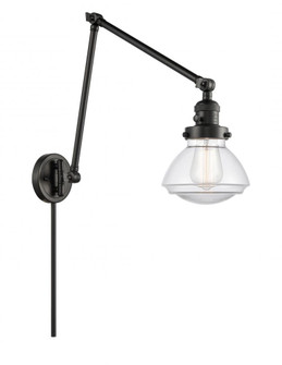 Olean - 1 Light - 9 inch - Matte Black -Adjustable Swing Arm (3442|238-BK-G322-LED)