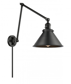 Briarcliff - 1 Light - 10 inch - Matte Black -Adjustable Swing Arm (3442|238-BK-M10-BK-LED)