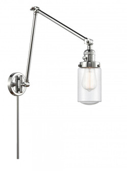 Dover - 1 Light - 5 inch - Polished Chrome -Adjustable Swing Arm (3442|238-PC-G314-LED)