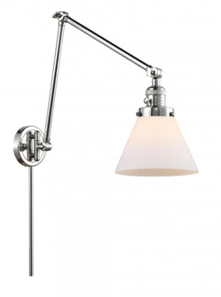 Cone - 1 Light - 8 inch - Polished Chrome -Adjustable Swing Arm (3442|238-PC-G41)