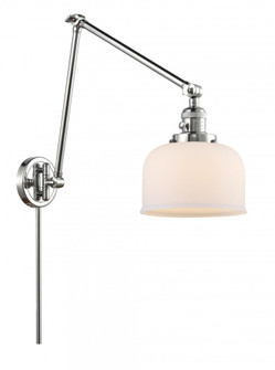 Bell - 1 Light - 8 inch - Polished Chrome -Adjustable Swing Arm (3442|238-PC-G71)