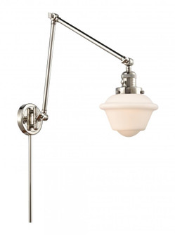 Oxford - 1 Light - 8 inch - Polished Nickel -Adjustable Swing Arm (3442|238-PN-G531)