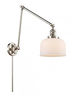Bell - 1 Light - 8 inch - Polished Nickel -Adjustable Swing Arm (3442|238-PN-G71)