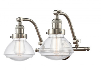 Olean - 2 Light - 19 inch - Brushed Satin Nickel - Adjustable Bath Vanity Light (3442|515-2W-SN-G322)
