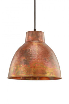 Charita - 1 Light - 11 inch - Burnt Copper - Cord hung - Mini Pendant (3442|650-1P-BC-11-LED)