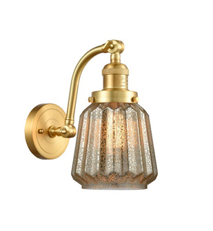 Chatham - 1 Light - 7 inch - Satin Gold - Adjustable Sconce (3442|515-1W-SG-G146-LED)