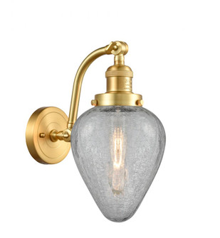 Geneseo - 1 Light - 7 inch - Satin Gold - Adjustable Sconce (3442|515-1W-SG-G165-LED)